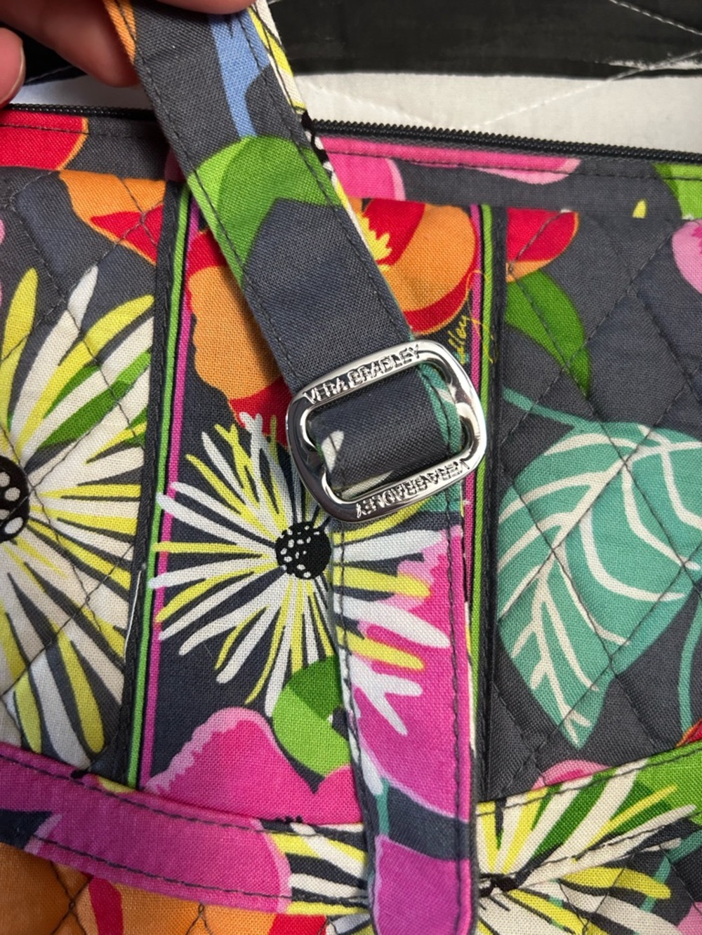 Vera Bradley jazzy bloom Crossbody messenger Bag - Picture 12 of 14